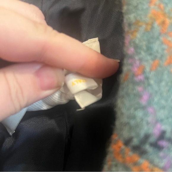 Remain by Birger Christensen Debbie coat heavy check wool blend size 4 gray blue - Picture 7 of 16